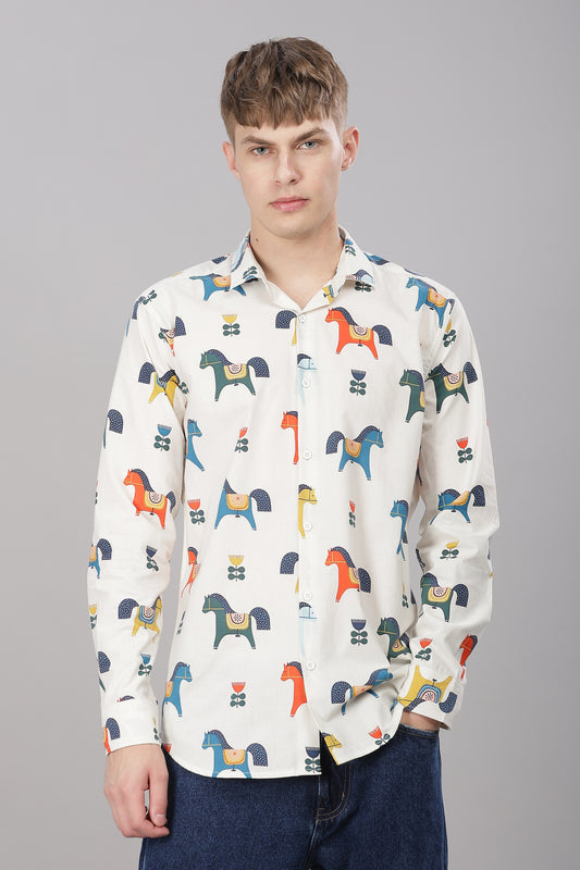 Dalla Horz Printed Shirt