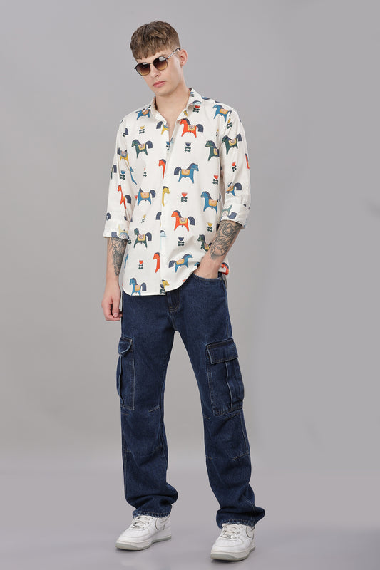 Dalla Horz Printed Shirt