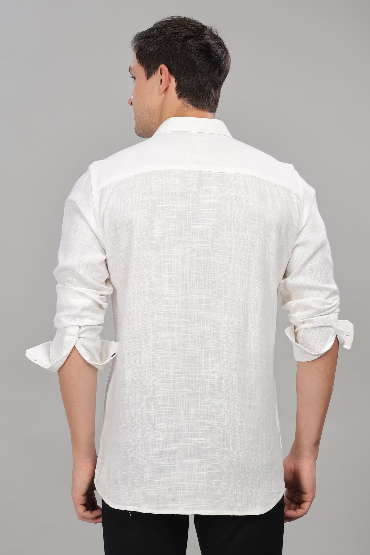 White Milaan Linen Shirt