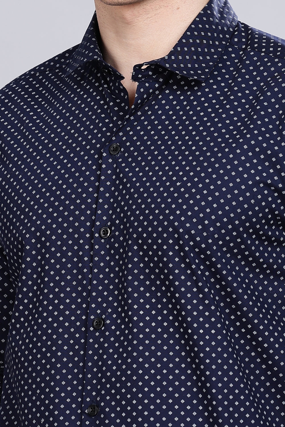 Snow Flakes Printed Shirt Secondary image