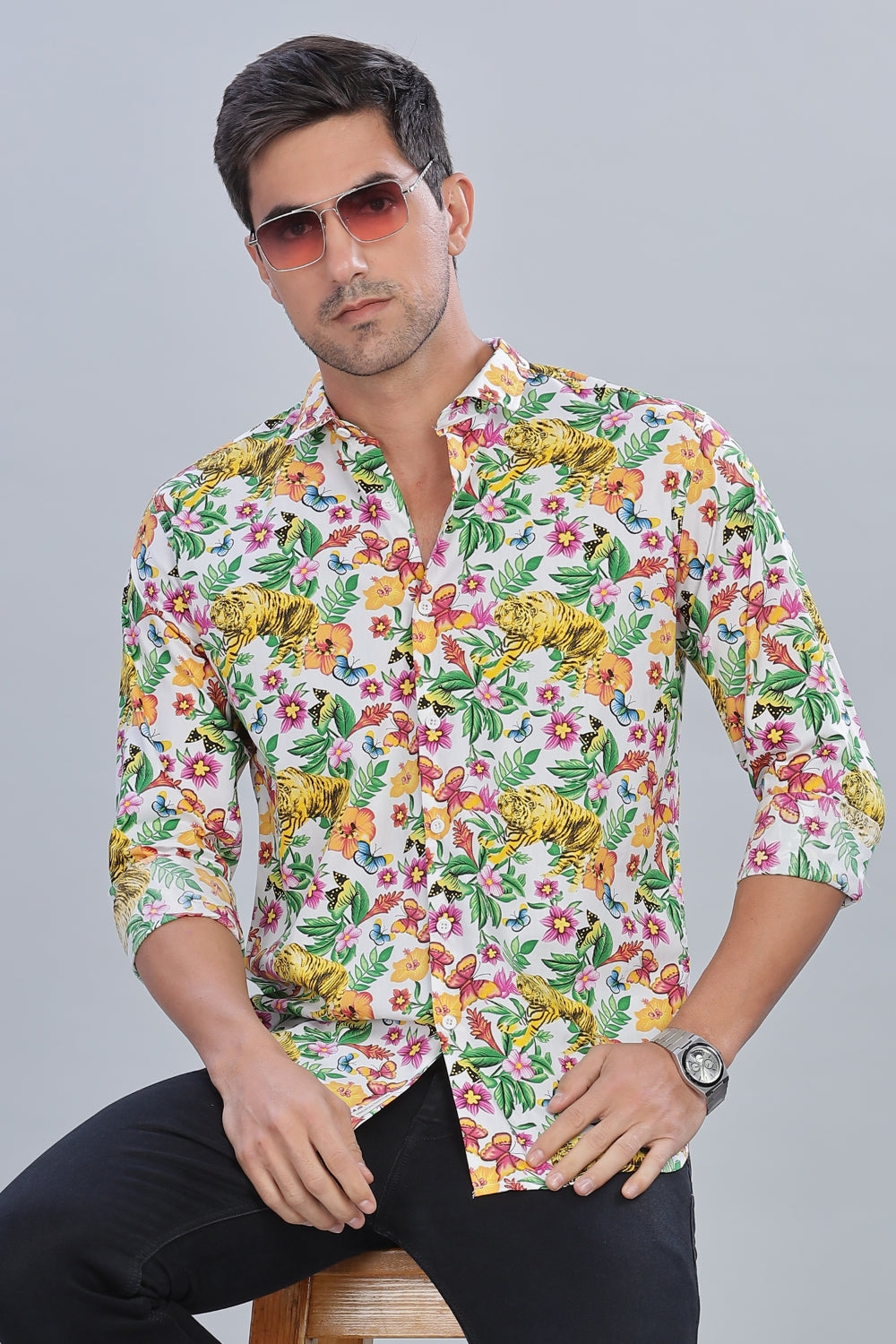 Tiger Printed Shirt