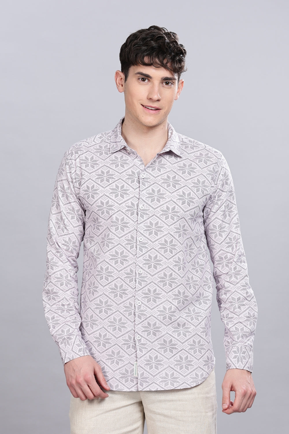 Kuvio Geometri Printed Shirt Main image