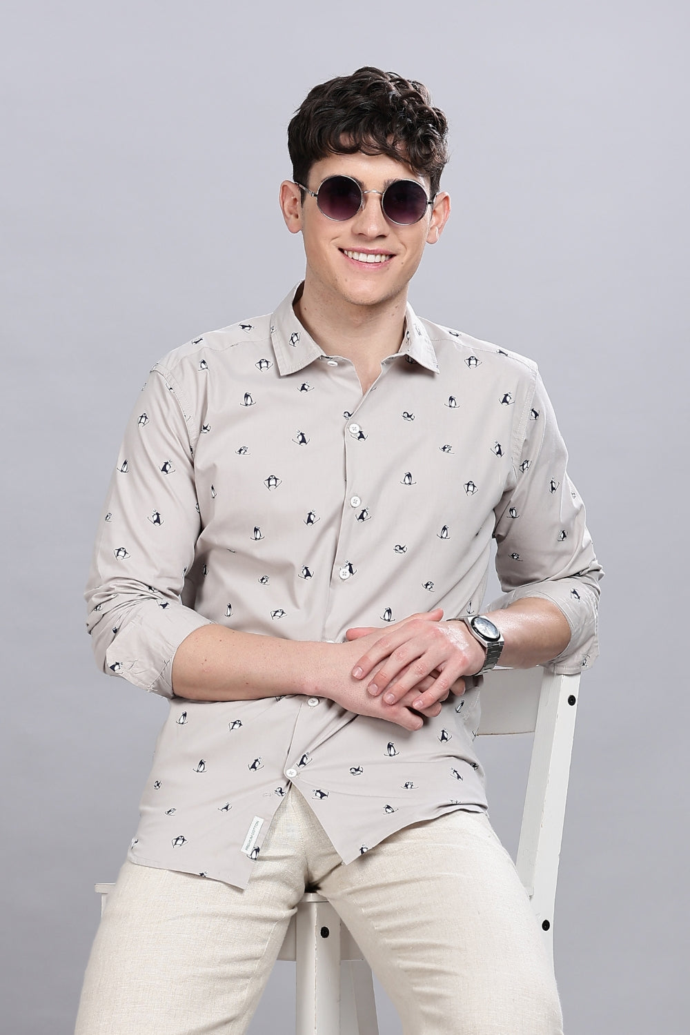 Ski Pingvin Printed Shirt Secondary image