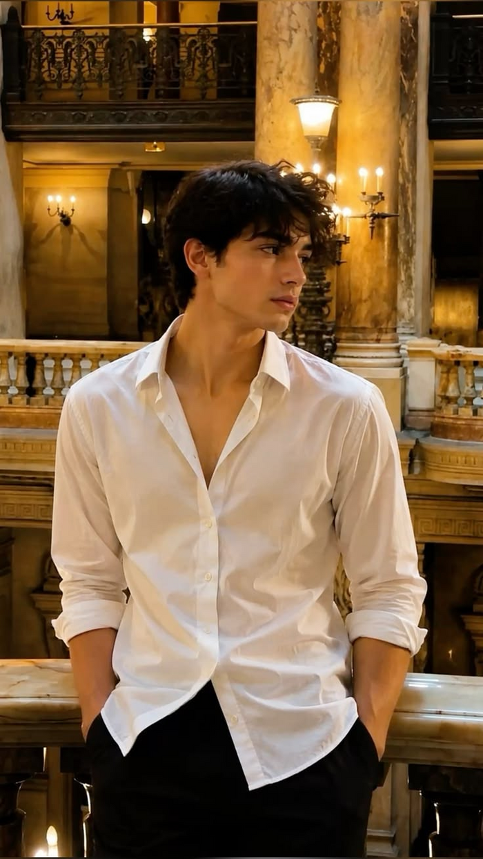 White Milaan Linen Shirt