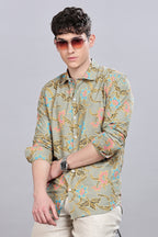 Ouro Floral Printed Shirt