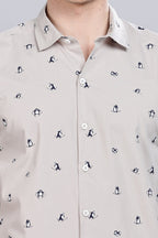 Ski Pingvin Printed Shirt