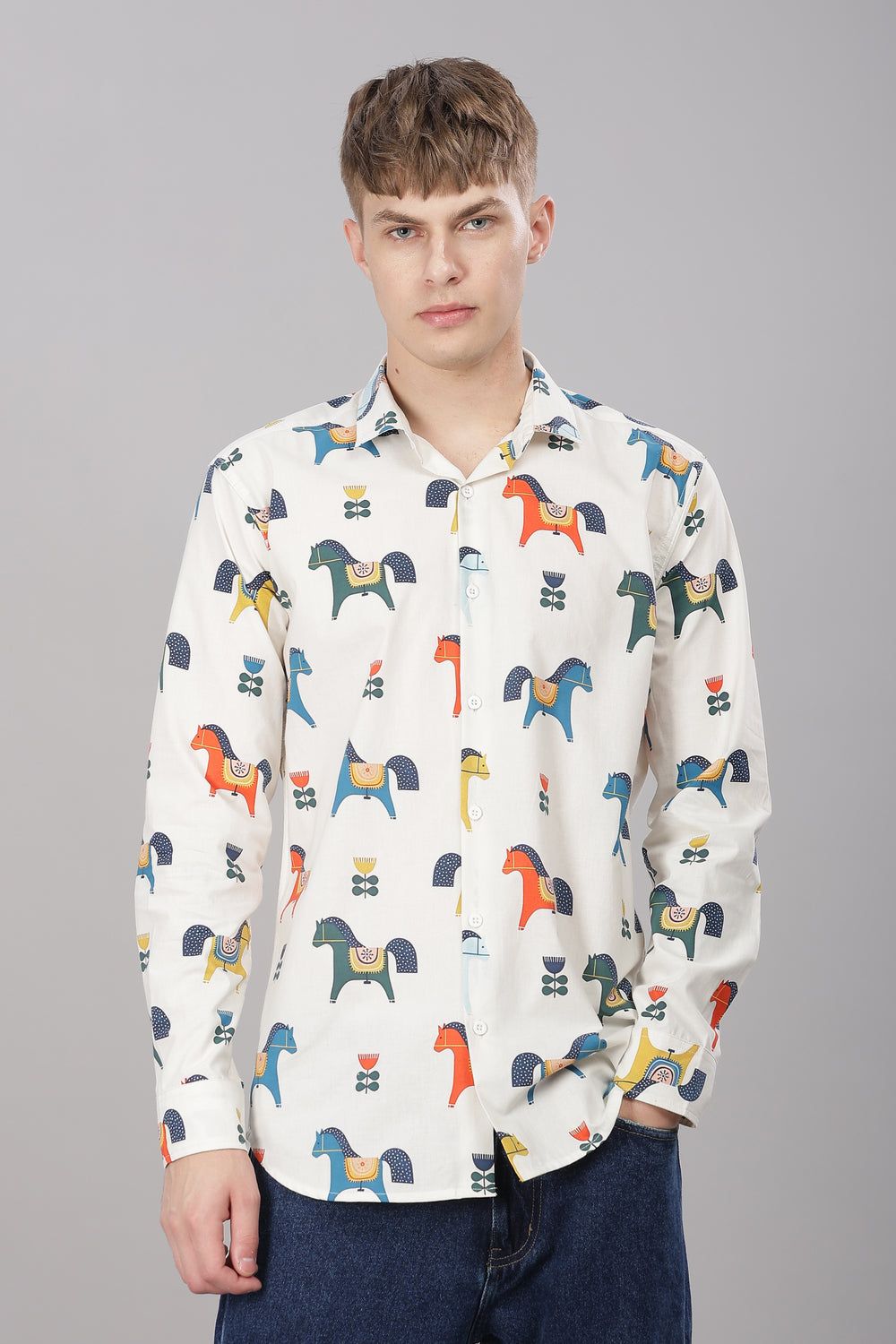 Dalla Horz Printed Shirt