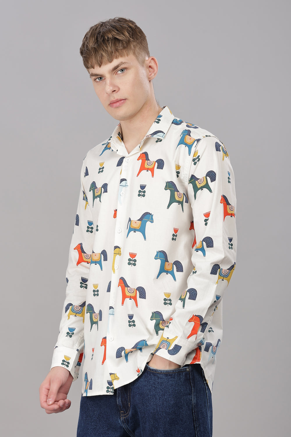 Dalla Horz Printed Shirt