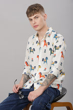 Dalla Horz Printed Shirt