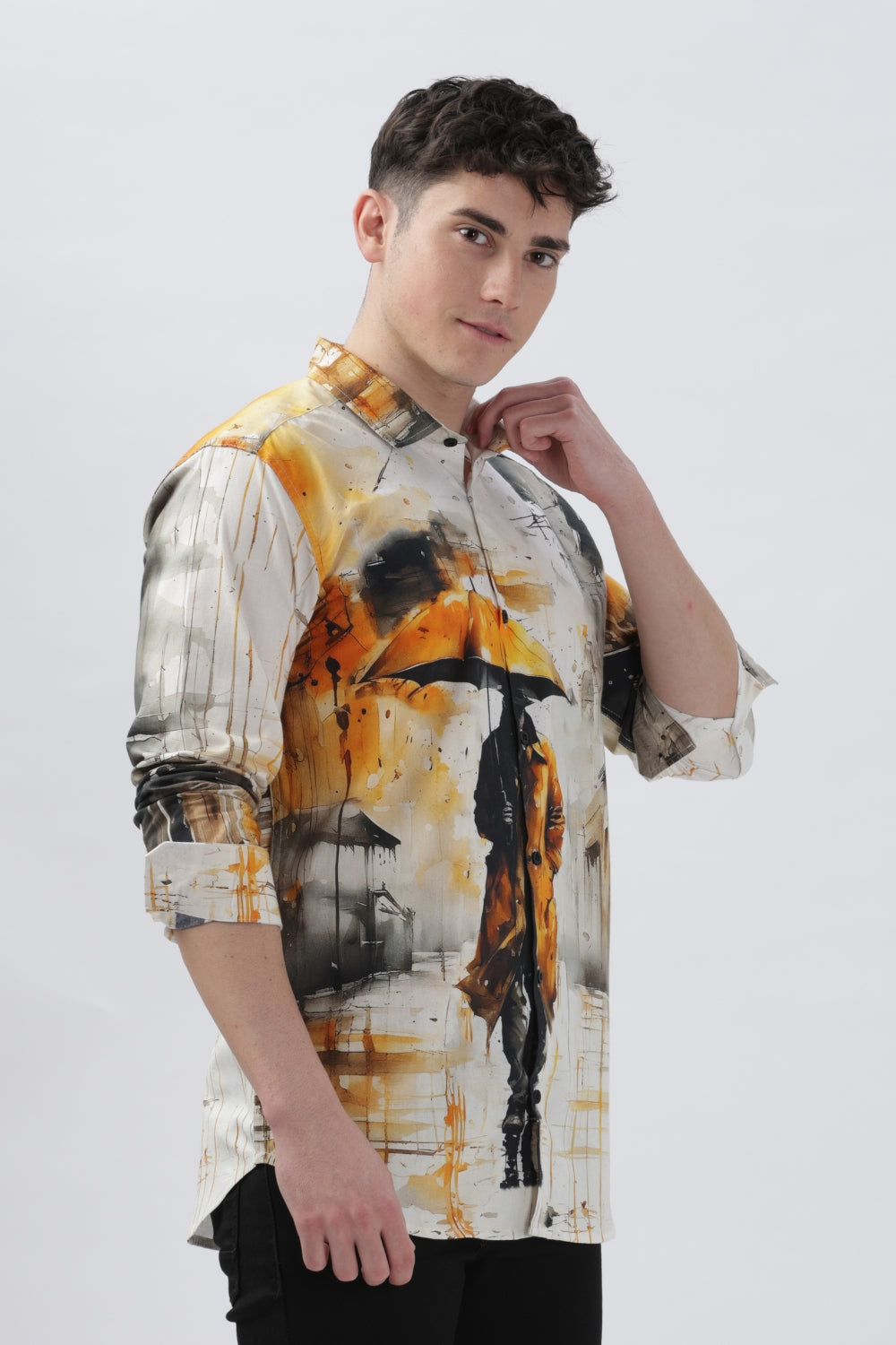 The Umbrellaa Man Designer Shirt