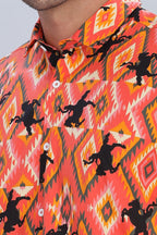 Black Horse Printed Shirt