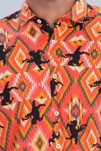 Black Horse Printed Shirt