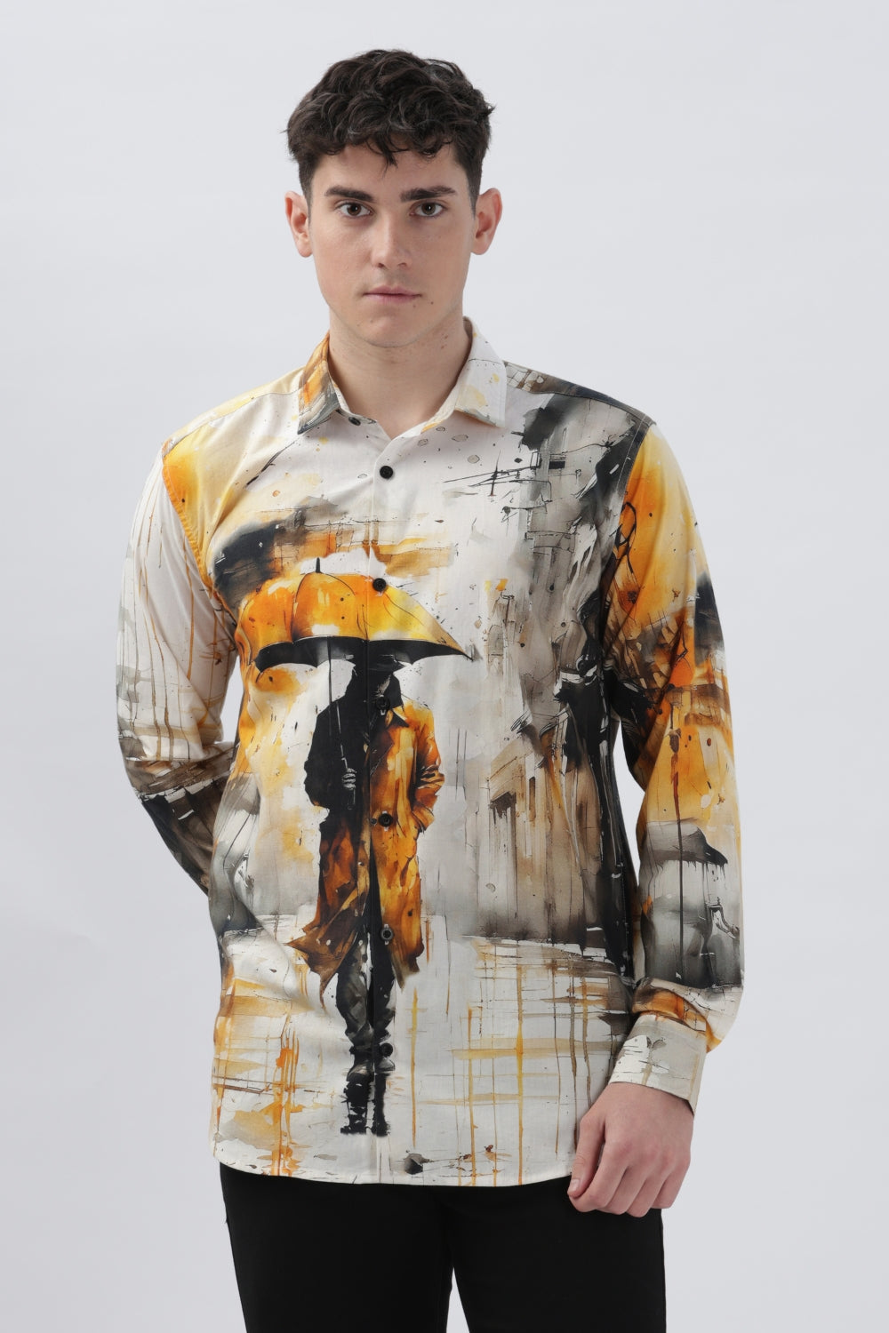 The Umbrellaa Man Designer Shirt