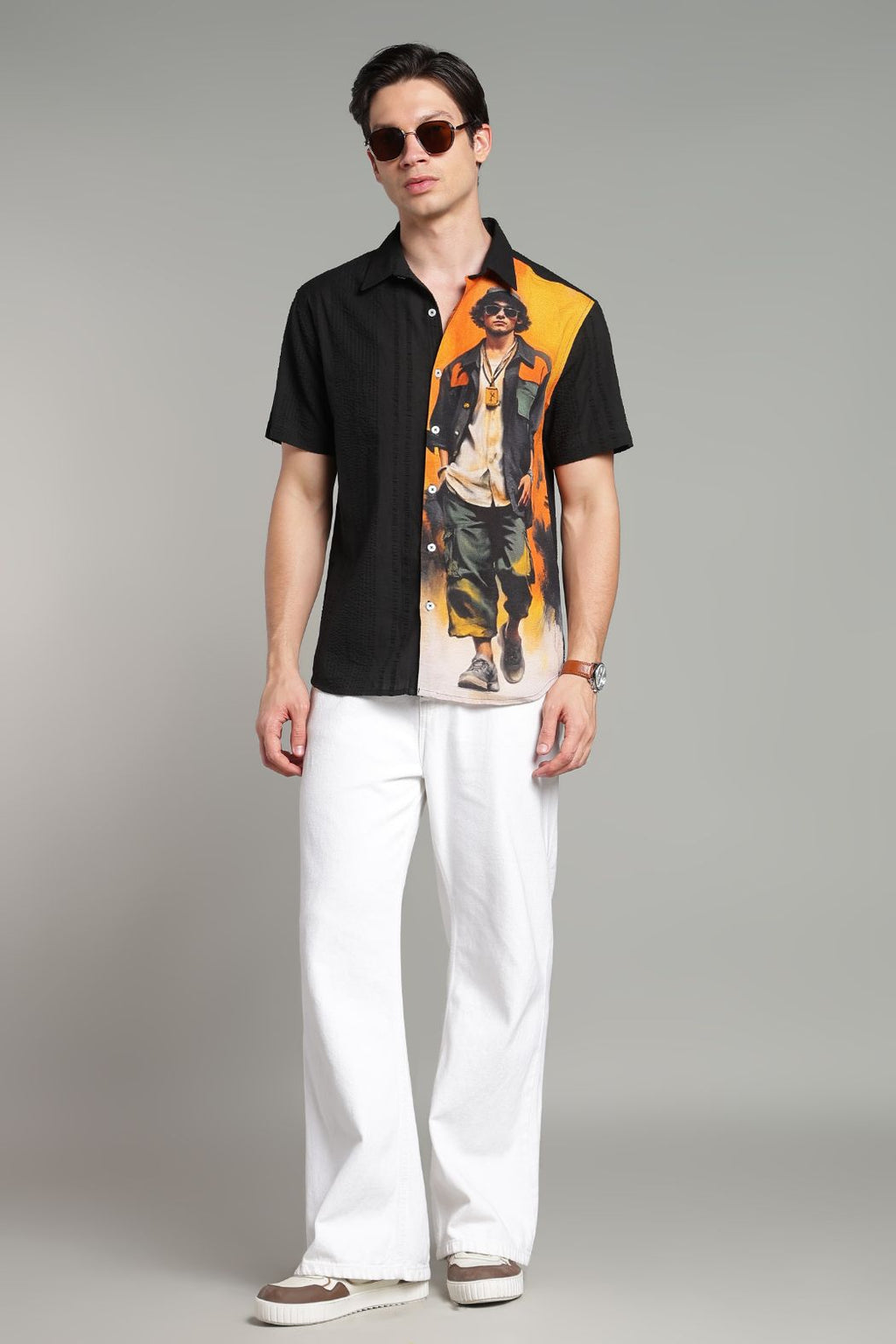The Sunset Wanderer Graphic Camp Shirt
