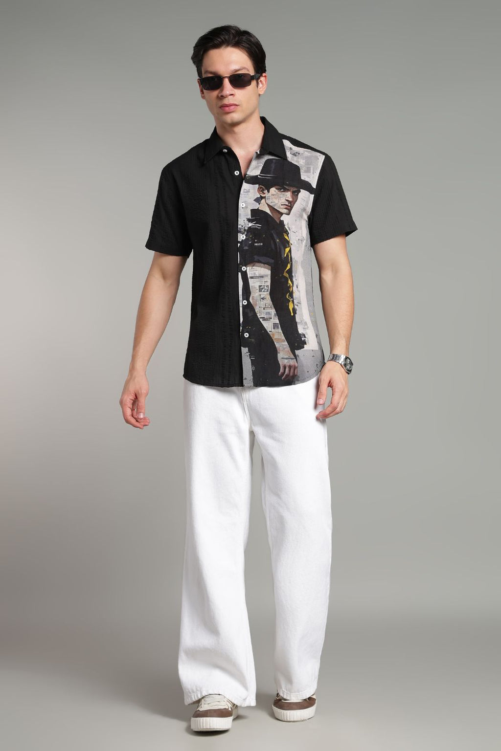 The Urban Ranger Split Graphic Camp Shirt