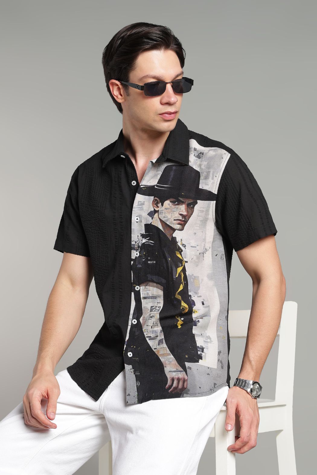 The Urban Ranger Split Graphic Camp Shirt