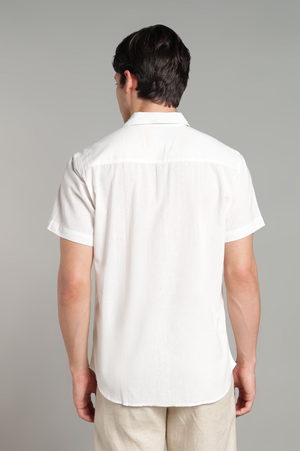 The Lakeside Pier Embroidered Short Sleeve Shirt