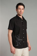 The Acoustic Session Embroidered Short Sleeve Shirt
