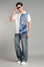 The Frost Tiger Split Graphic Shirt