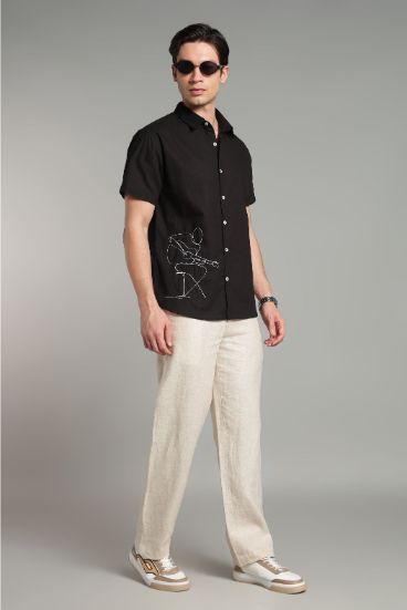 The Acoustic Session Embroidered Short Sleeve Shirt