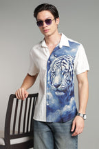 The Frost Tiger Split Graphic Shirt
