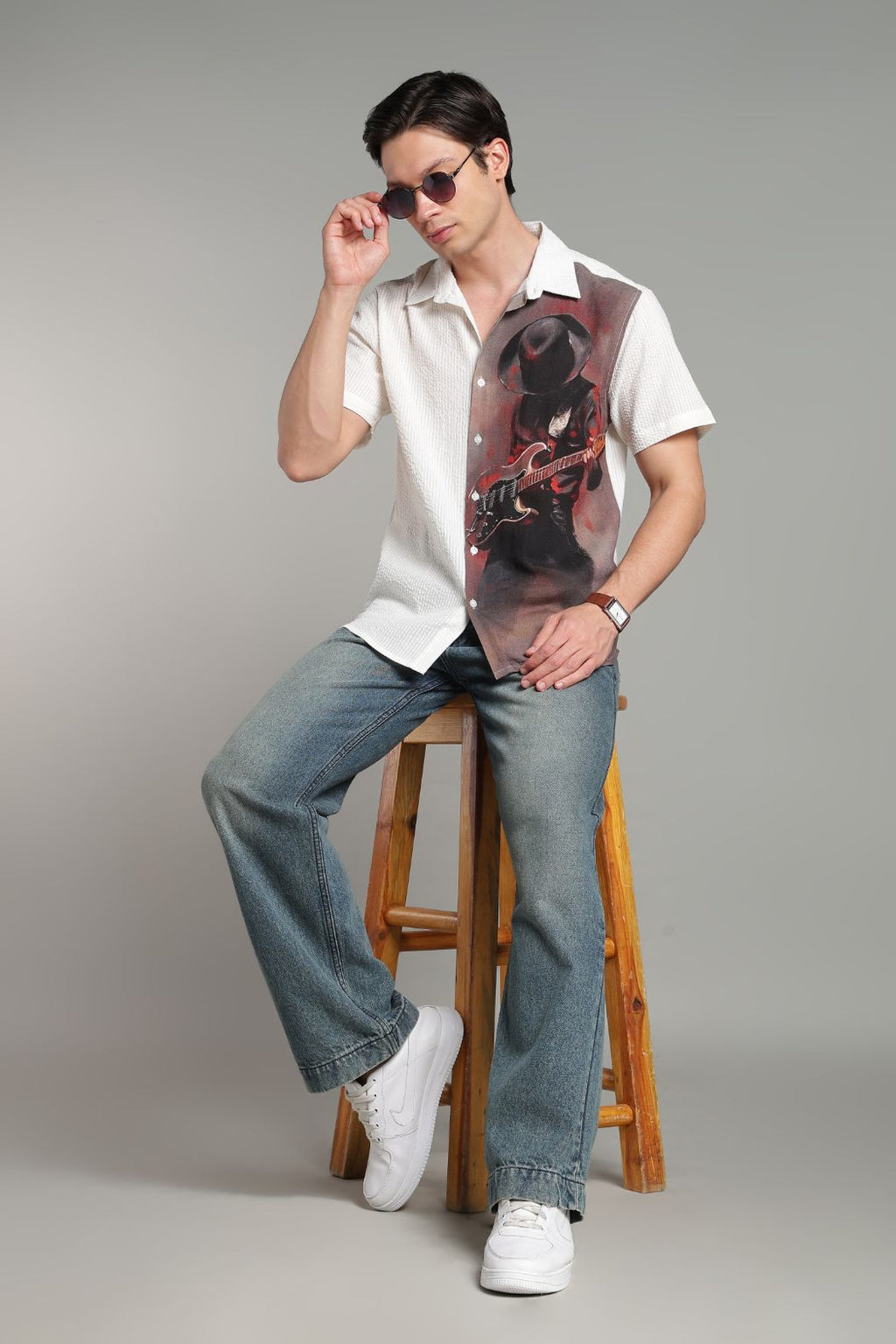 The Midnight Riff Graphic Camp Shirt