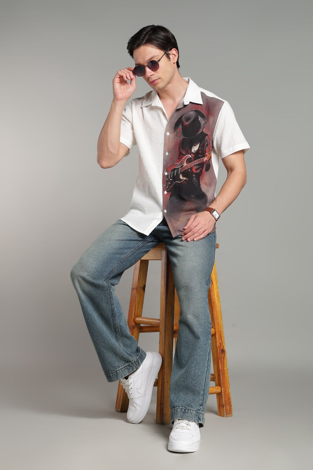 The Midnight Riff Graphic Camp Shirt