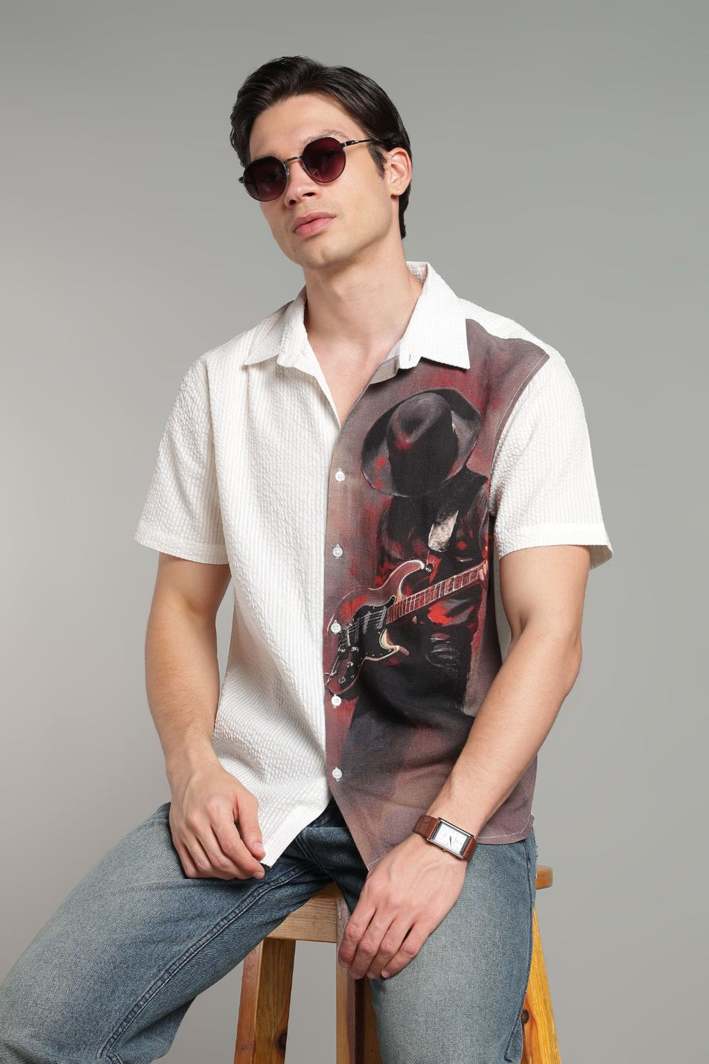 The Midnight Riff Graphic Camp Shirt
