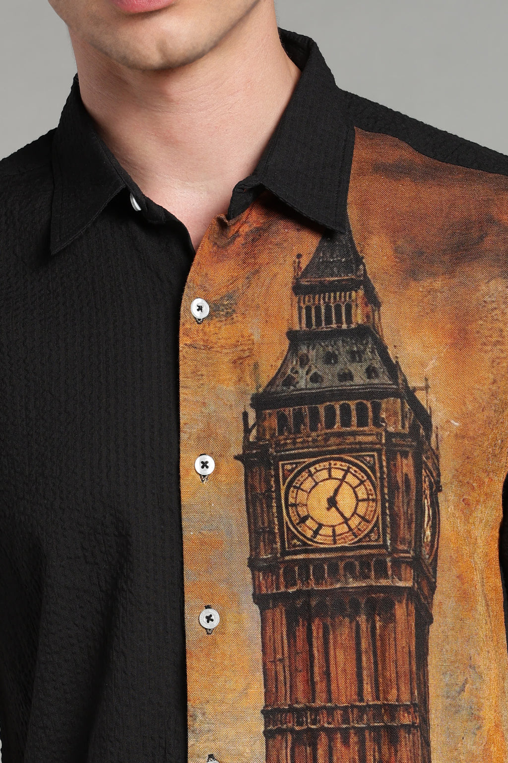 The London Calling Graphic Camp Shirt