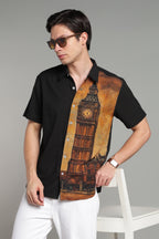The London Calling Graphic Camp Shirt