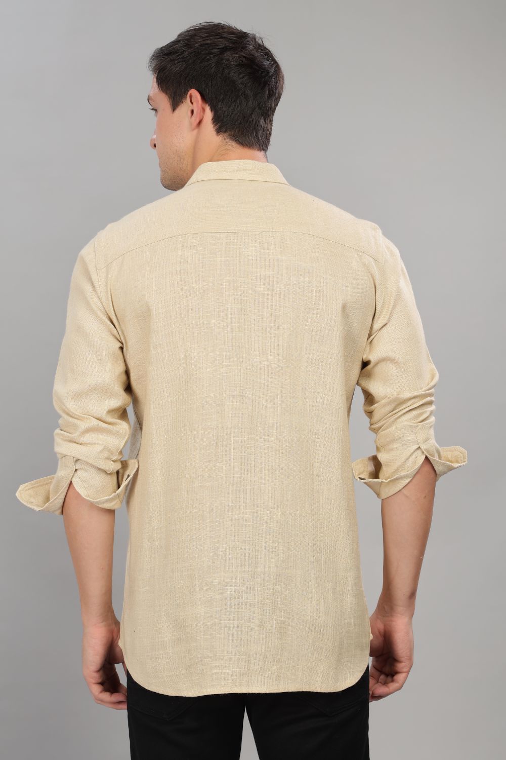 Beige Milaan Linen Shirt
