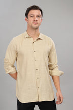 Beige Milaan Linen Shirt