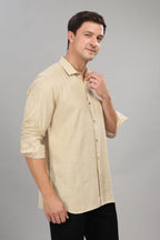 Beige Milaan Linen Shirt