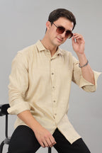 Beige Milaan Linen Shirt